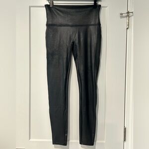 SPANX Black "leather" leggings